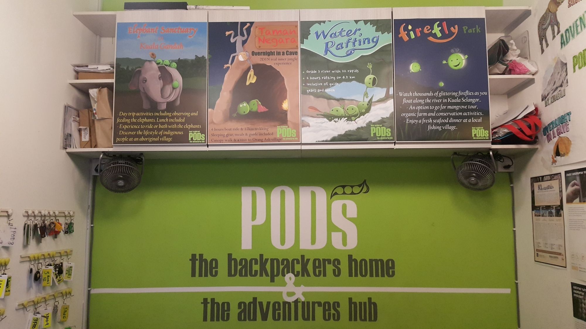 Pods The Backpackers Home & Cafe, Kuala Lumpur * Kuala Lumpur